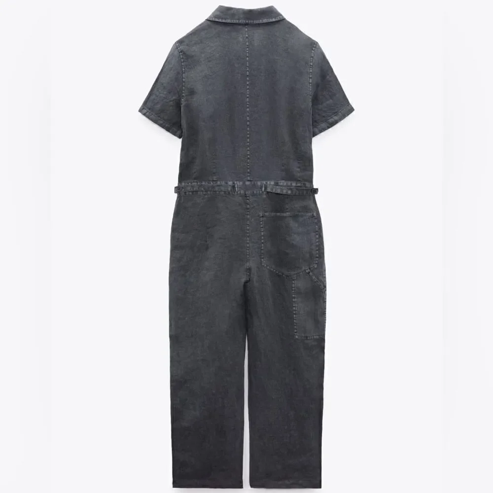 100% LINEN Zara Jumpsuit